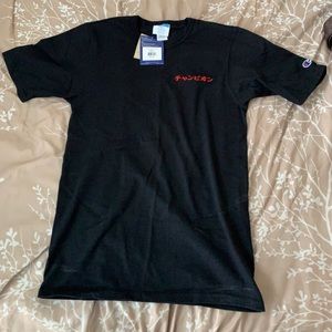Black Unisex Champion Shirt